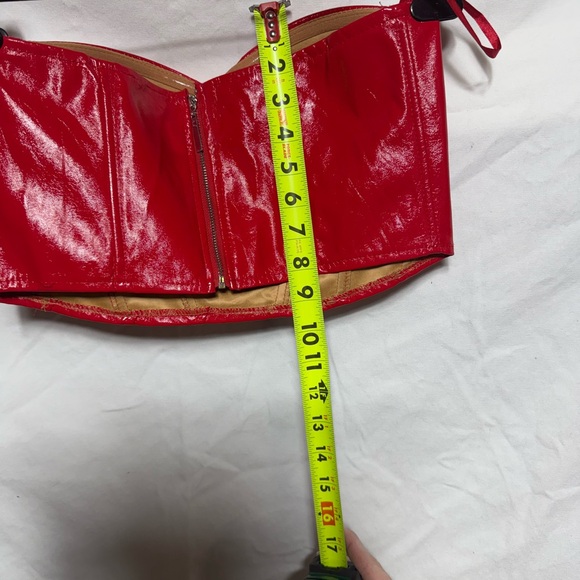 Red Women's Say What Bustier Top Sz LG (2ad) - Picture 5 of 5